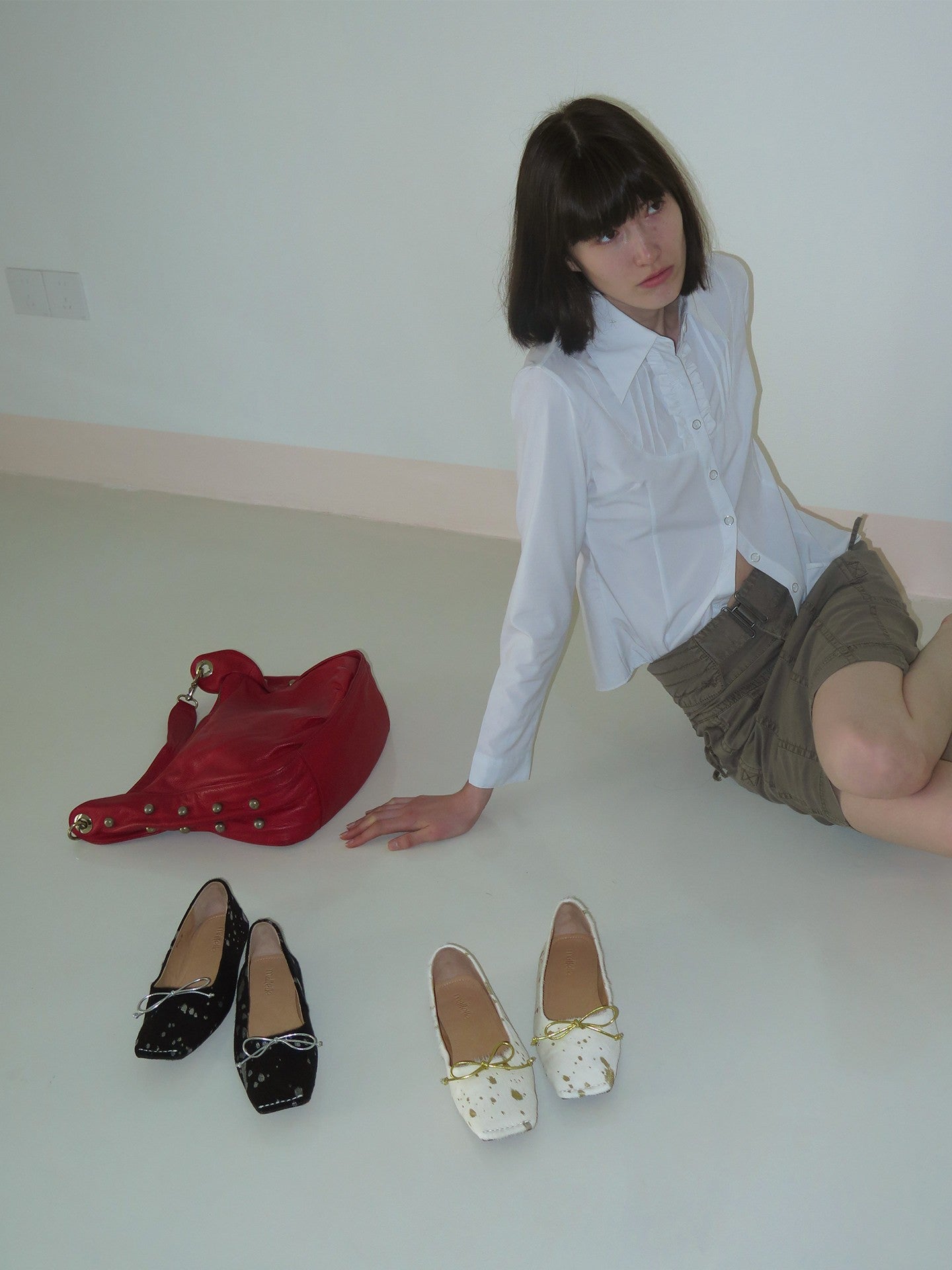 Square-Toe Vintage Flats