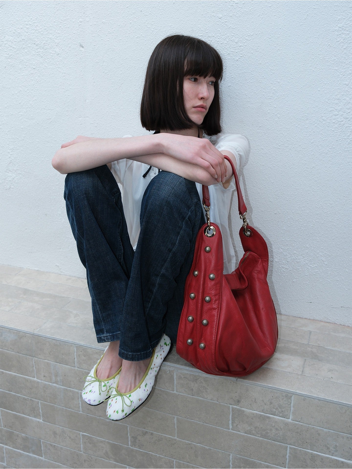 Bow Round-Toe Ballet Mary Janes
