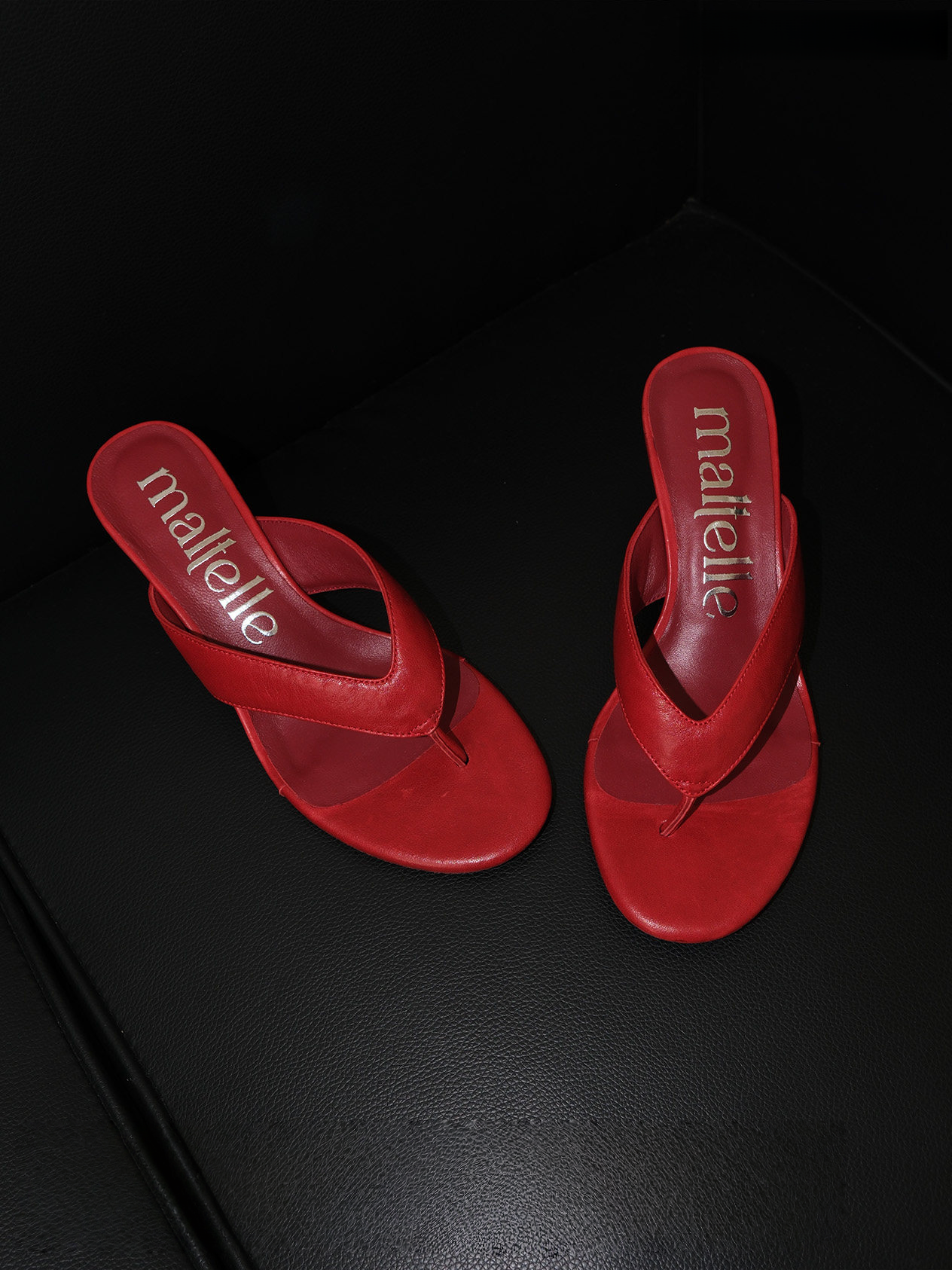 Vintage Oil-Waxed Leather Wood Grain Wedge Sandals