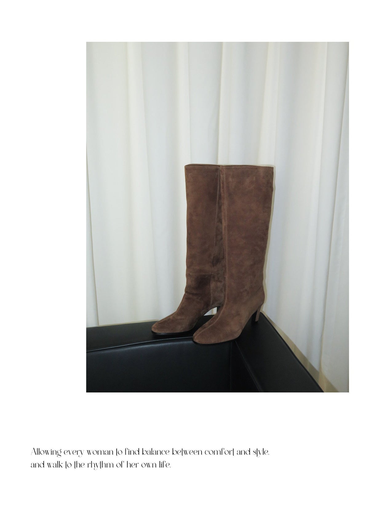 Genuine Sheepskin High Knee Heel Boots