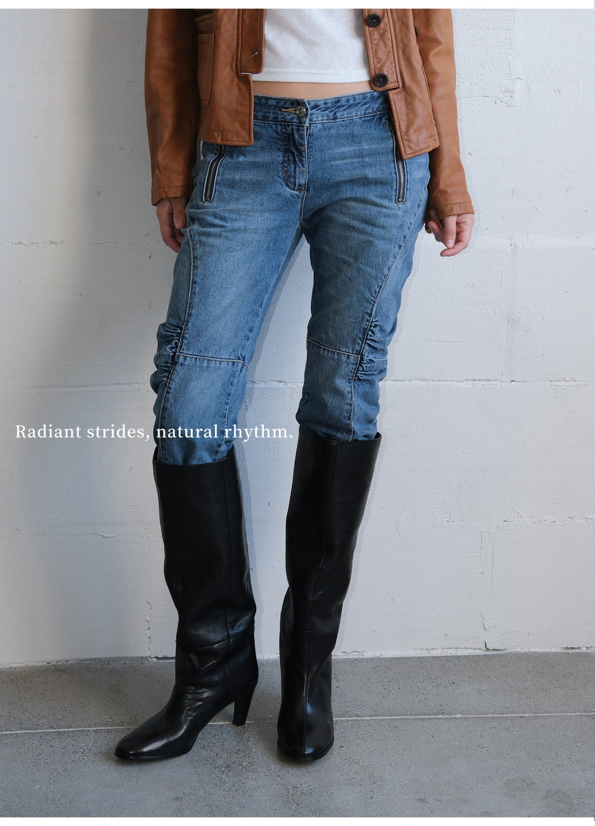 Genuine Sheepskin High Knee Heel Boots