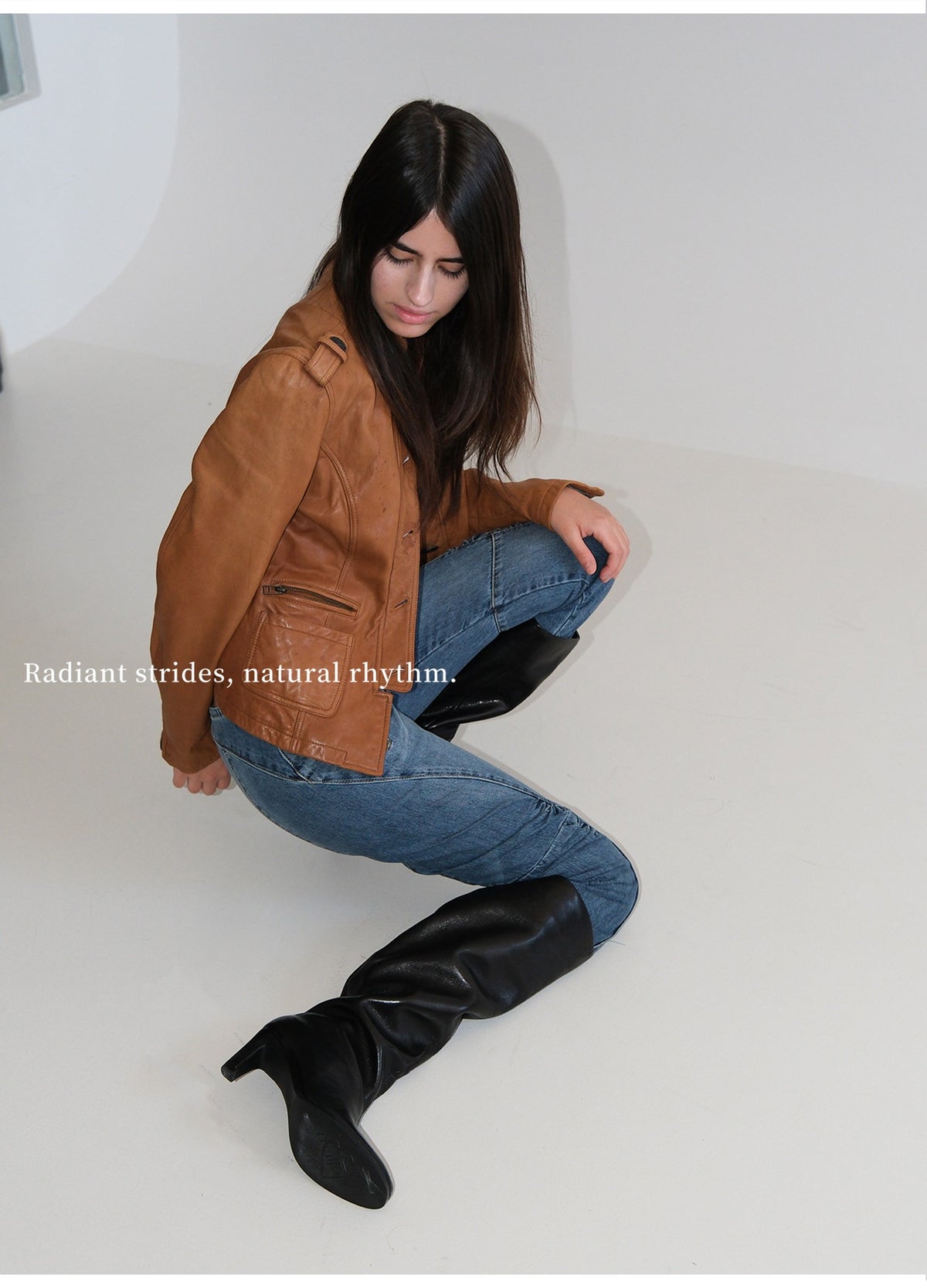 Genuine Sheepskin High Knee Heel Boots
