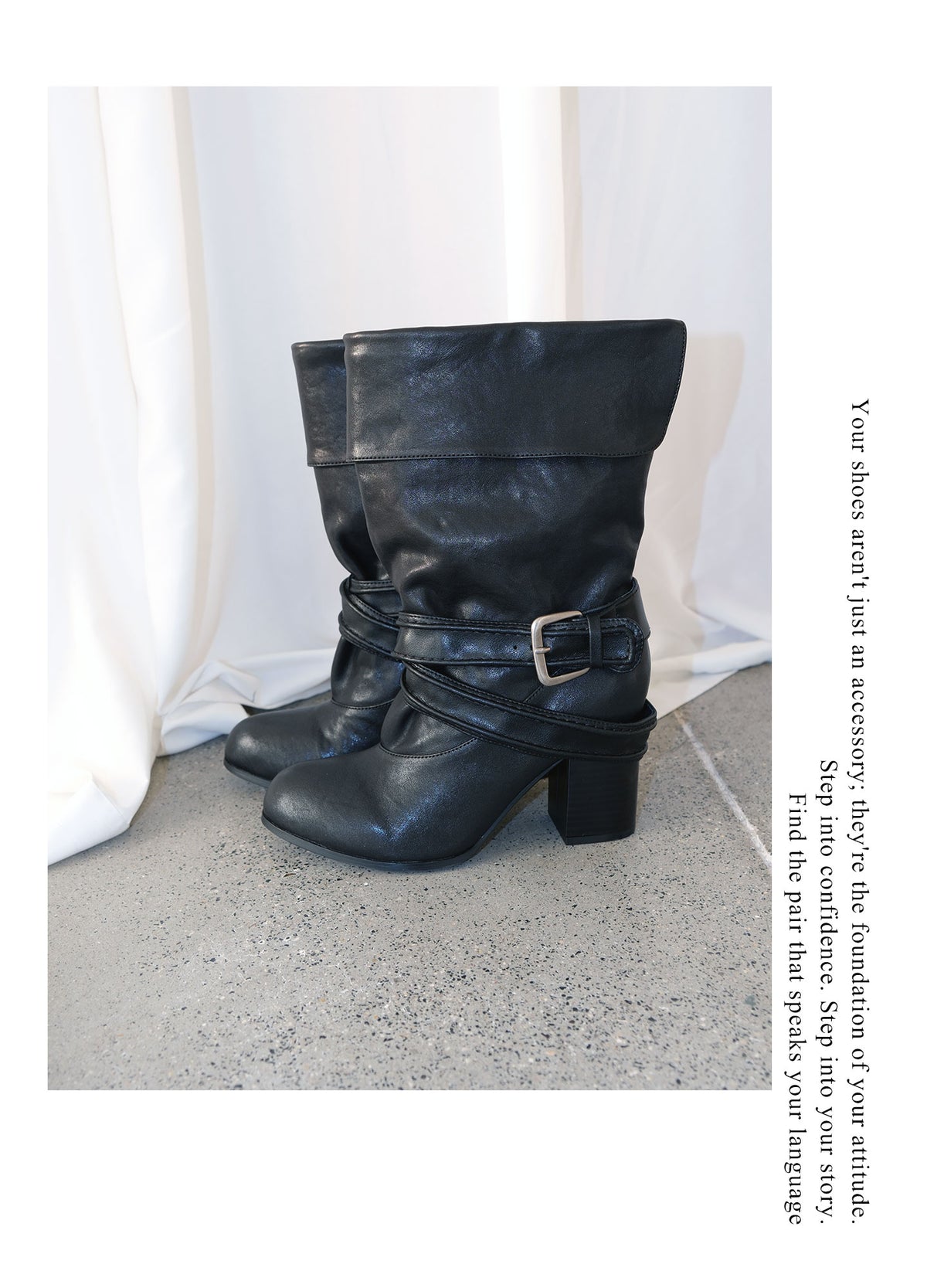 Metal Buckle Round-Toe Comfortable Short Boots