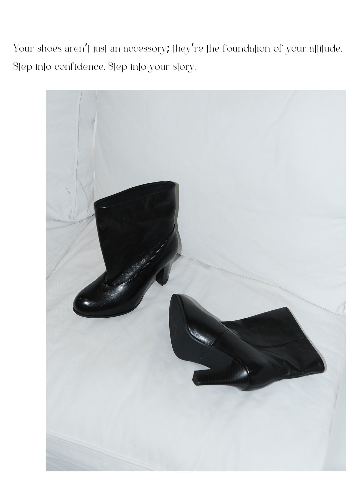 Round Toe Block Heel Ankle Boots