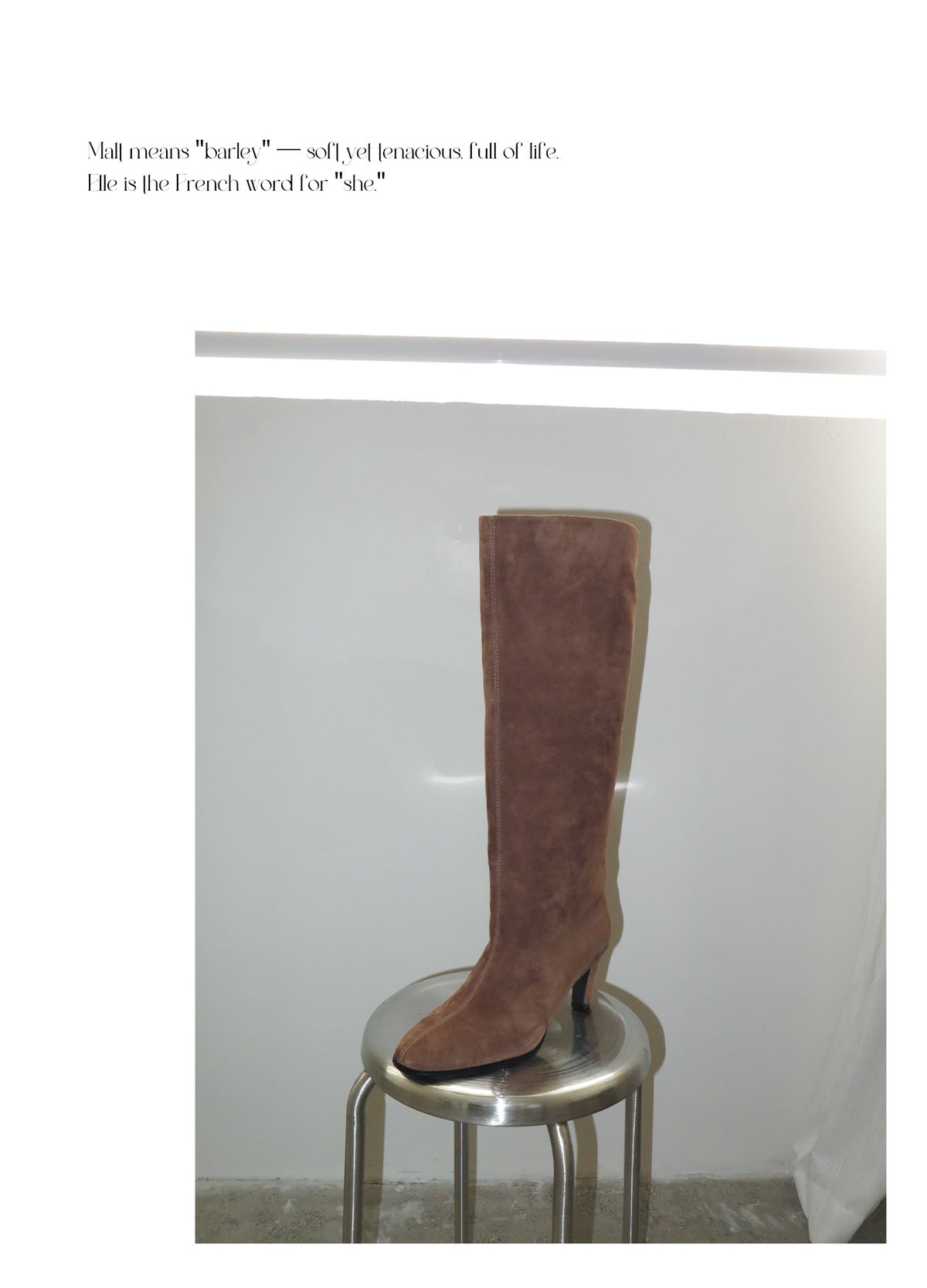 Genuine Sheepskin High Knee Heel Boots