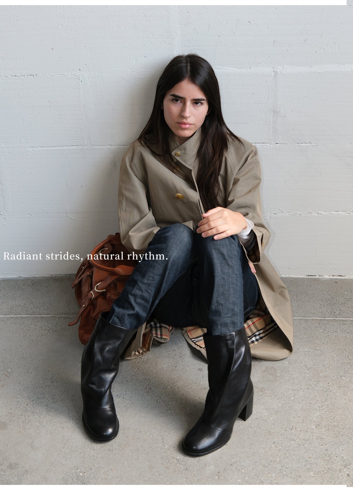 Round Toe Block Heel Lambskin Ankle Boots