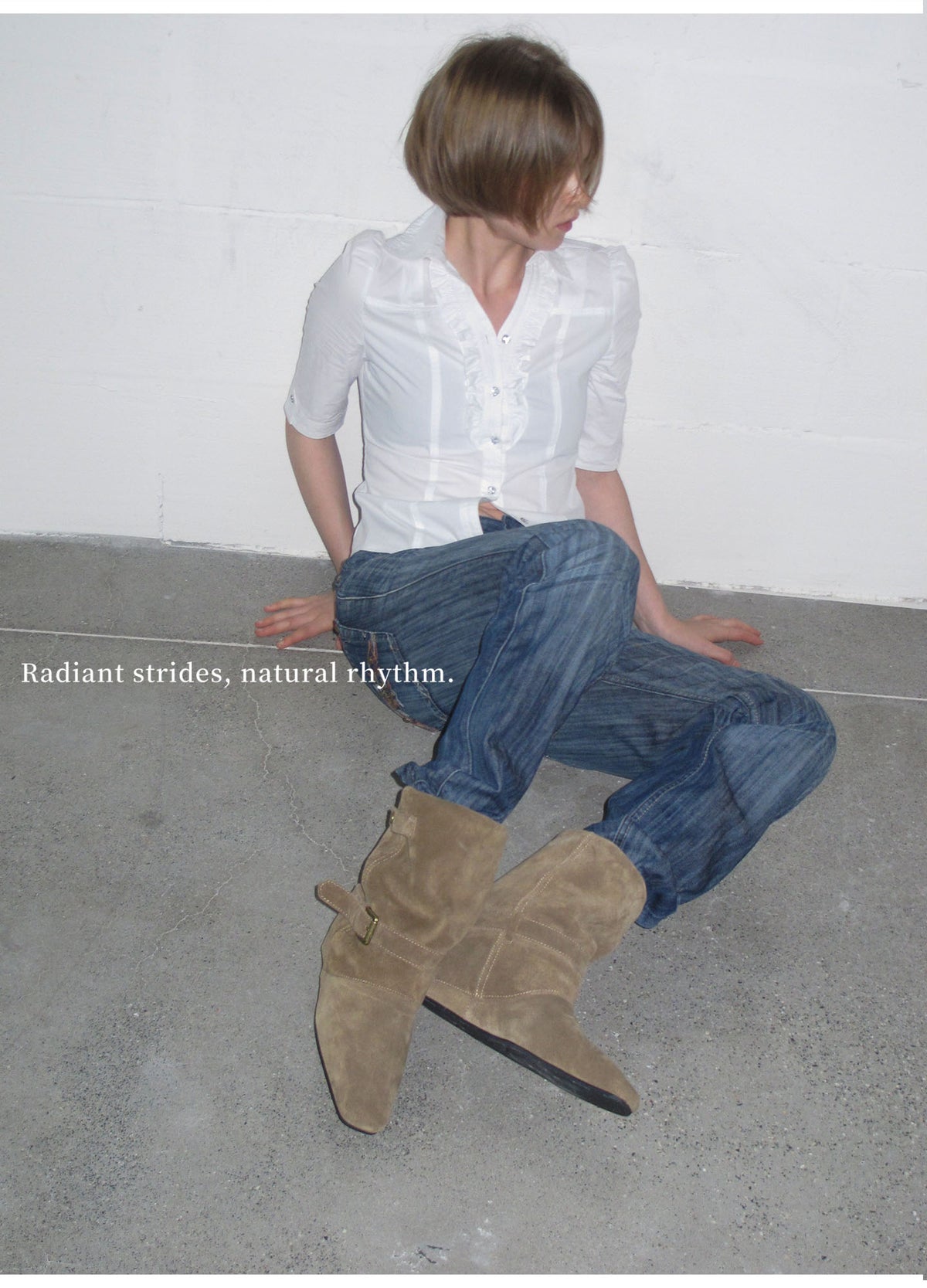 Slouch Suede Mid Calf Boots