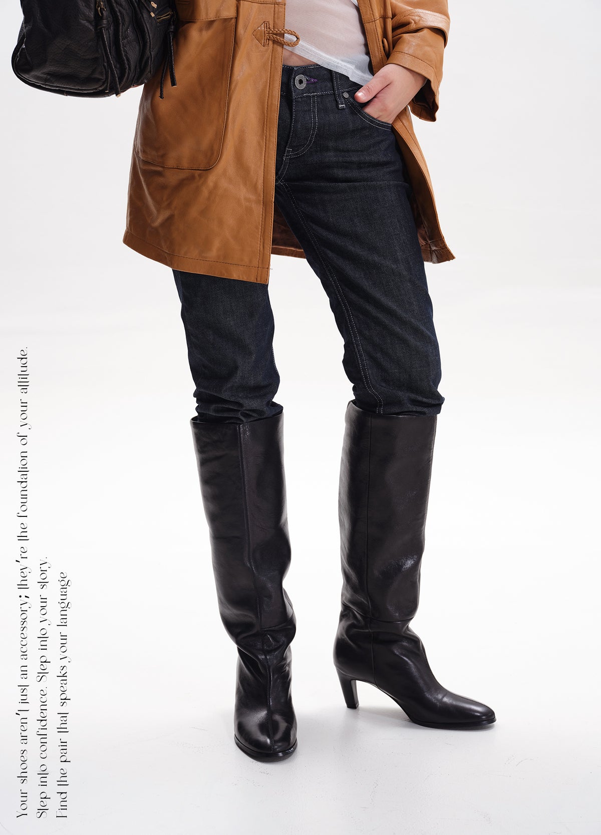 Genuine Sheepskin High Knee Heel Boots