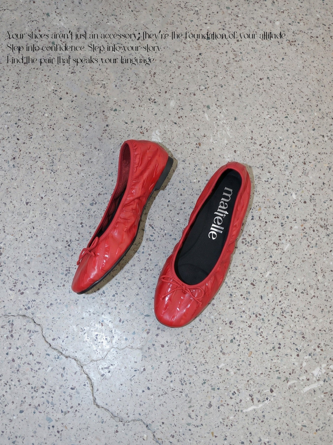Classic Red Bow Ballet Flats