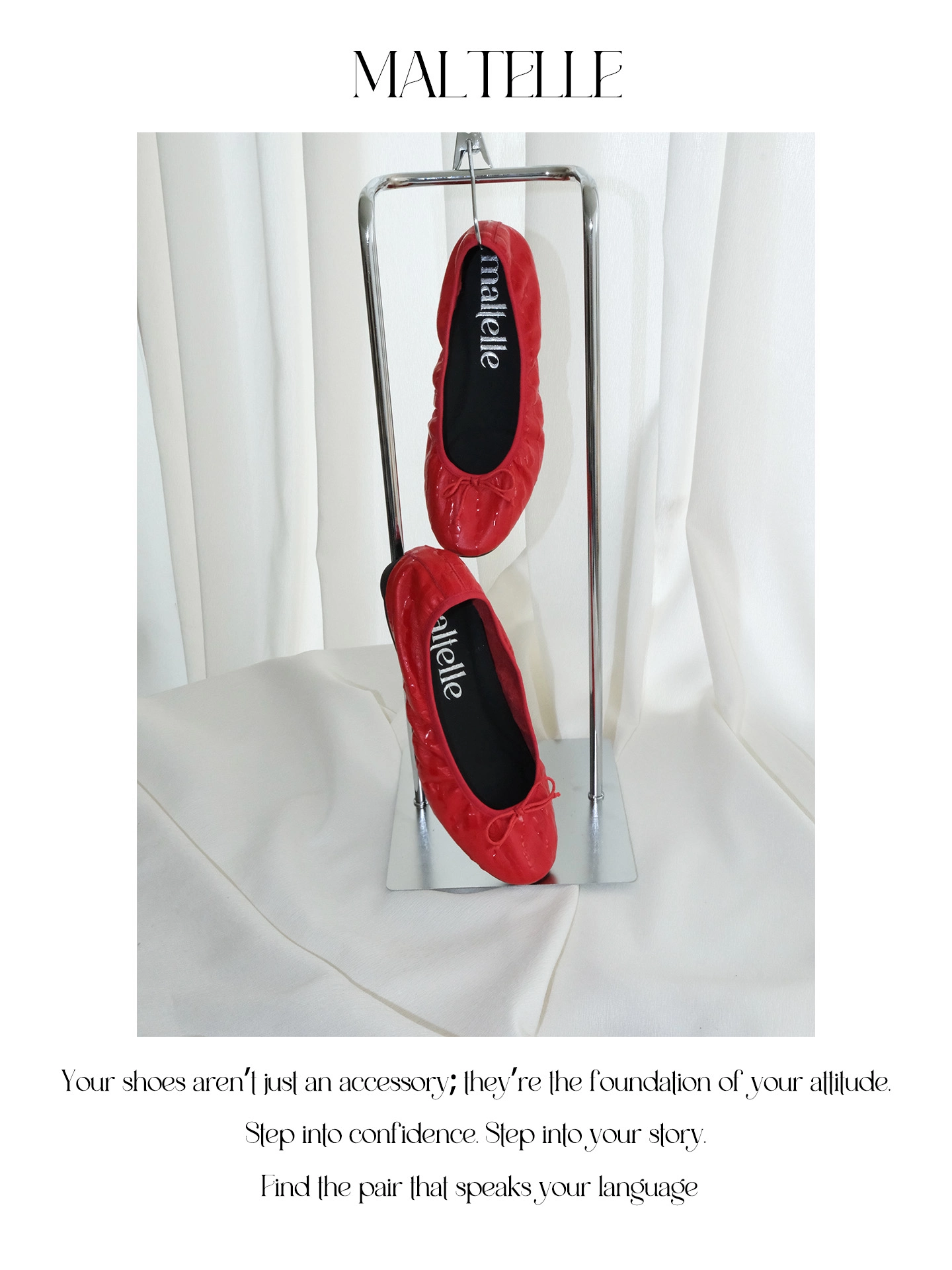 Classic Red Bow Ballet Flats