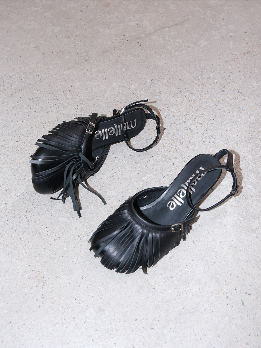 Black Tassel Stiletto High Heels