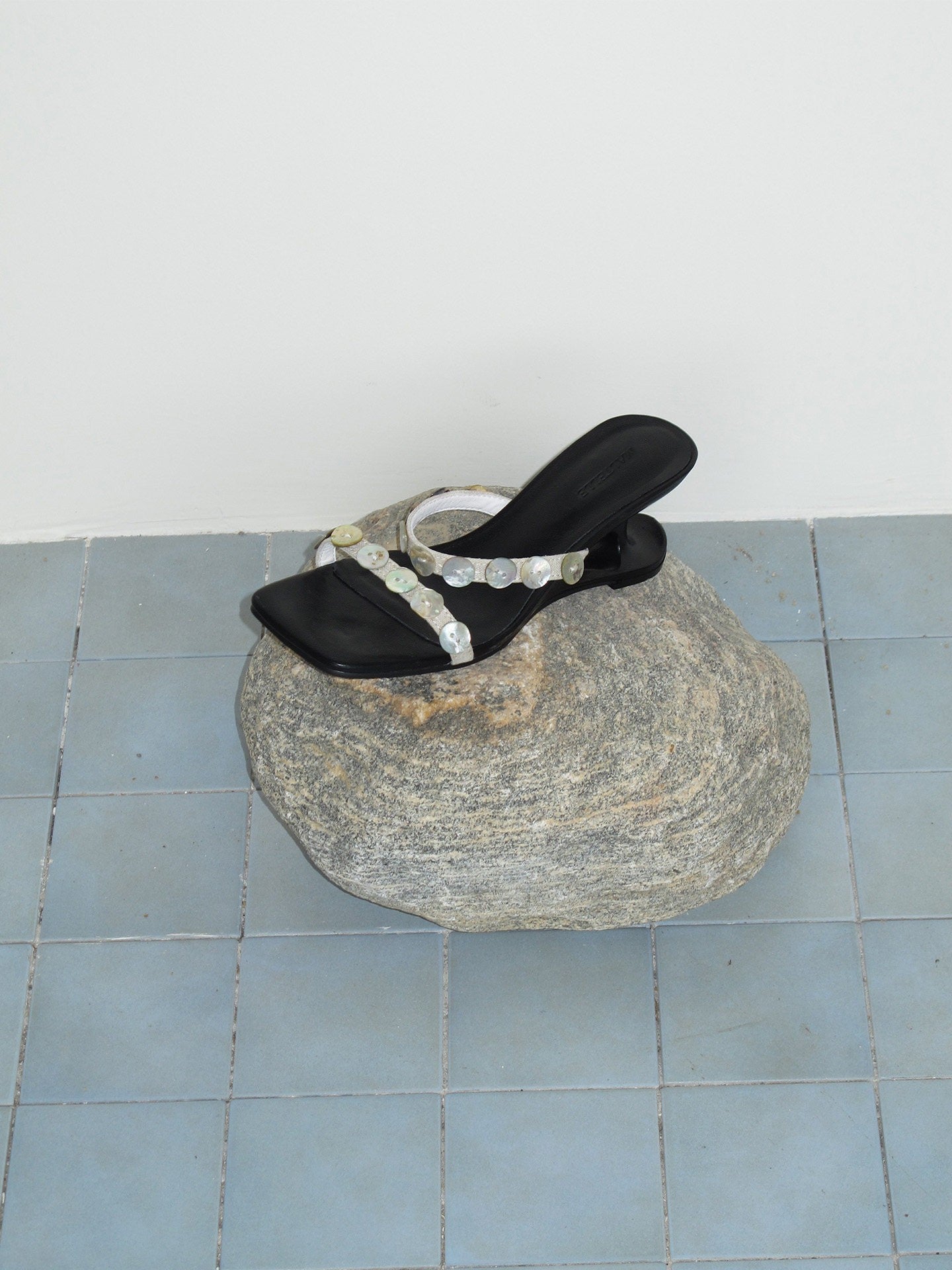 Shell &amp; Heart Sheepskin Sandals