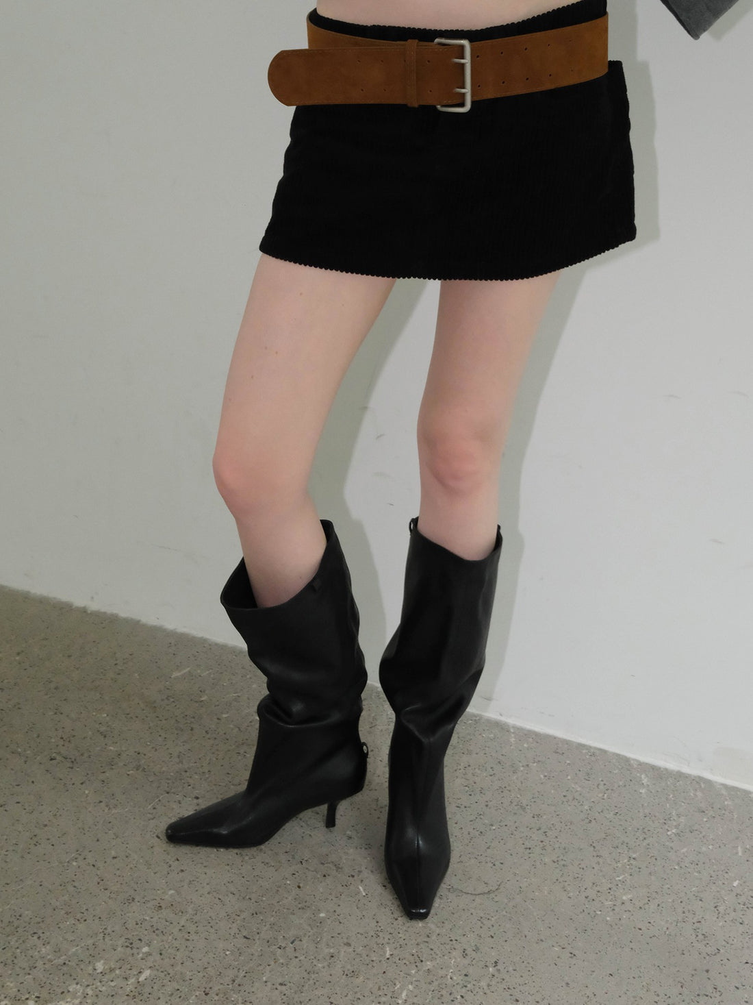 Lambskin Pointed Toe Stiletto Boots