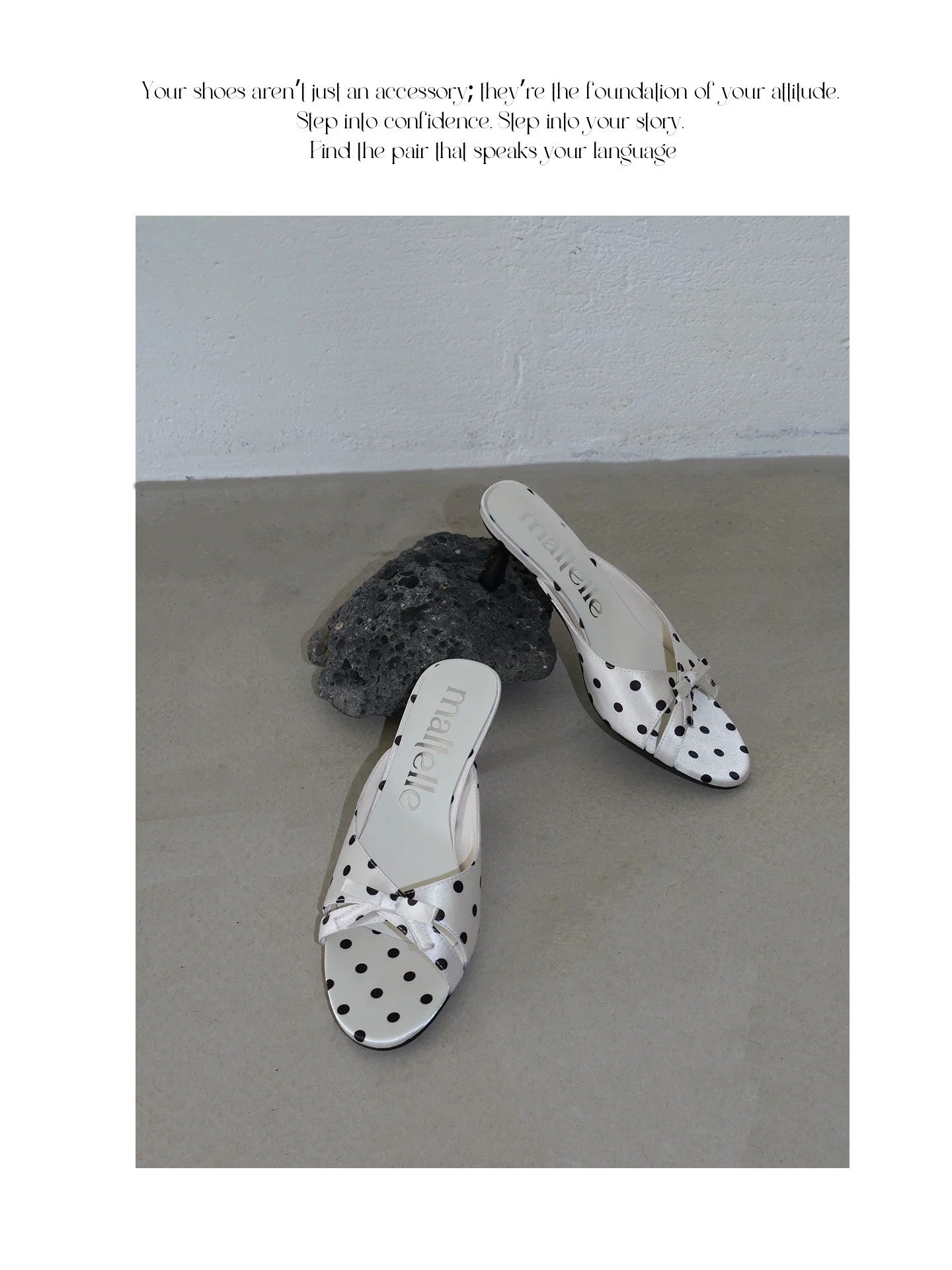 Chic Polka Dot Bow Heeled Sandals