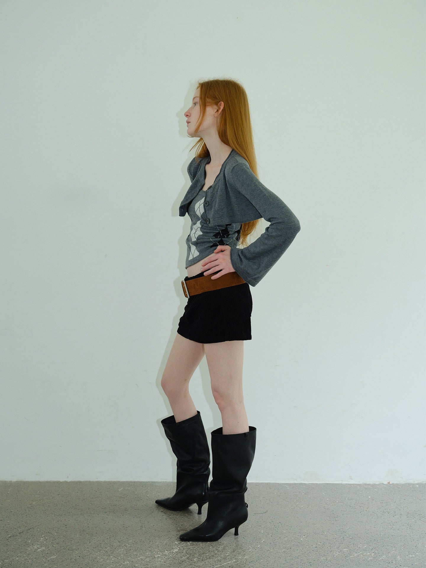 Lambskin Pointed Toe Stiletto Boots