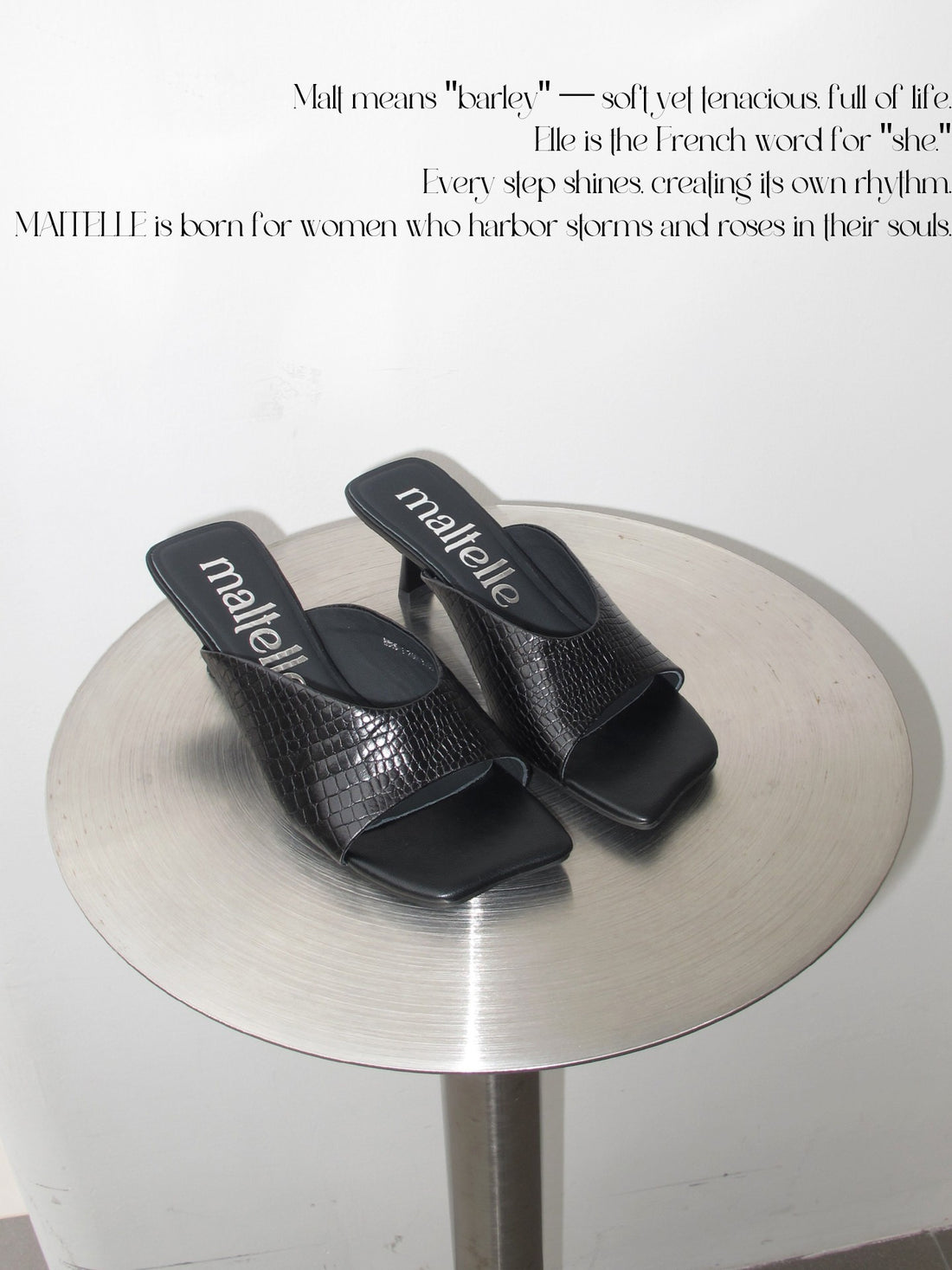 Lizard Embossed Leather Stiletto Sandals