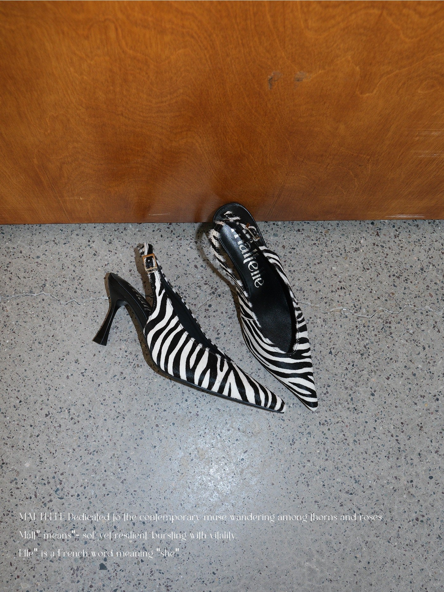 Zebra Print Calf Hair Pointed Toe Stiletto Pumps