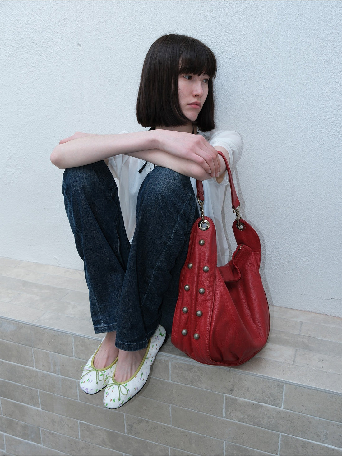 Bow Round-Toe Ballet Mary Janes
