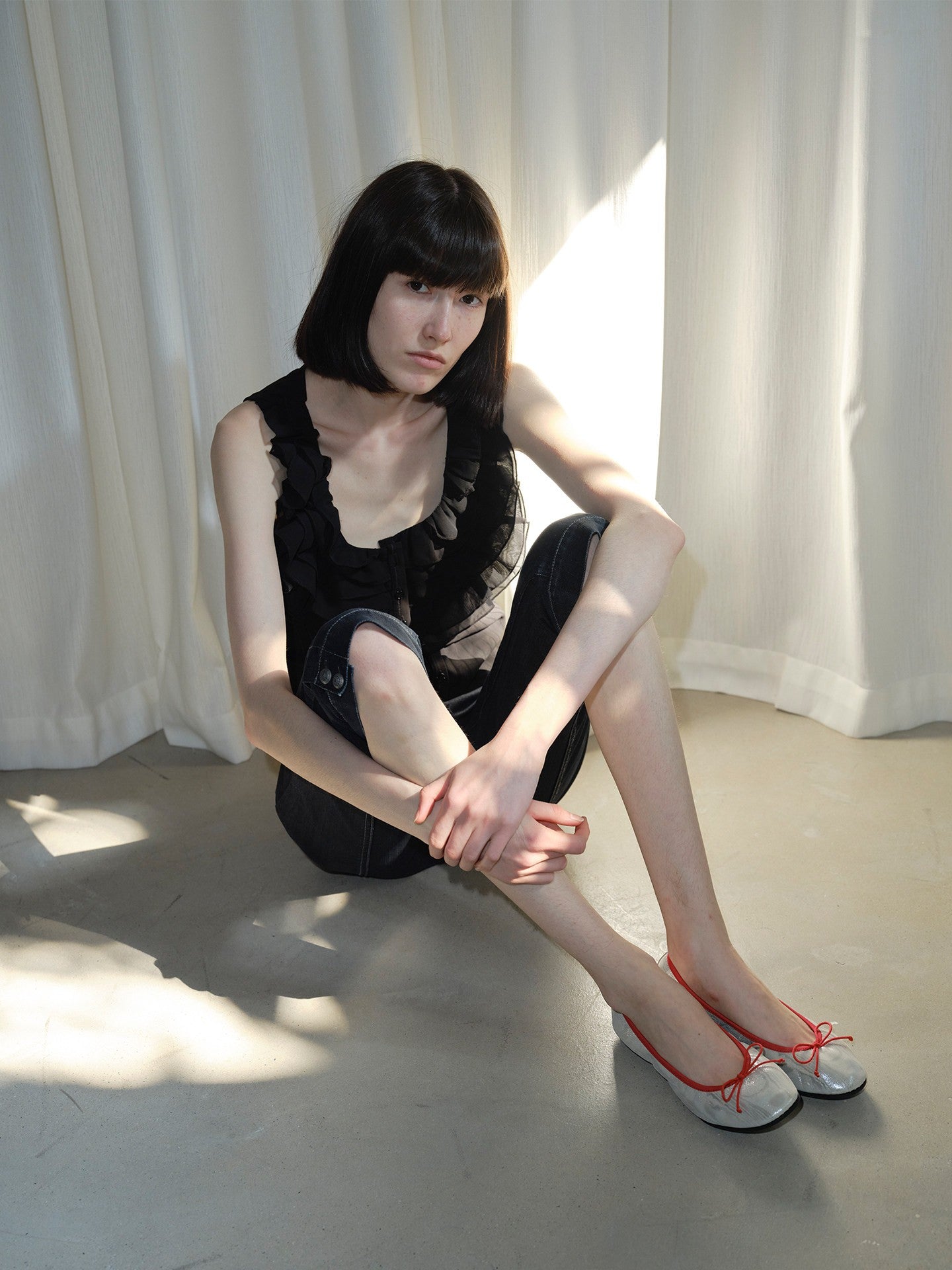 Bow Round-Toe Ballet Mary Janes