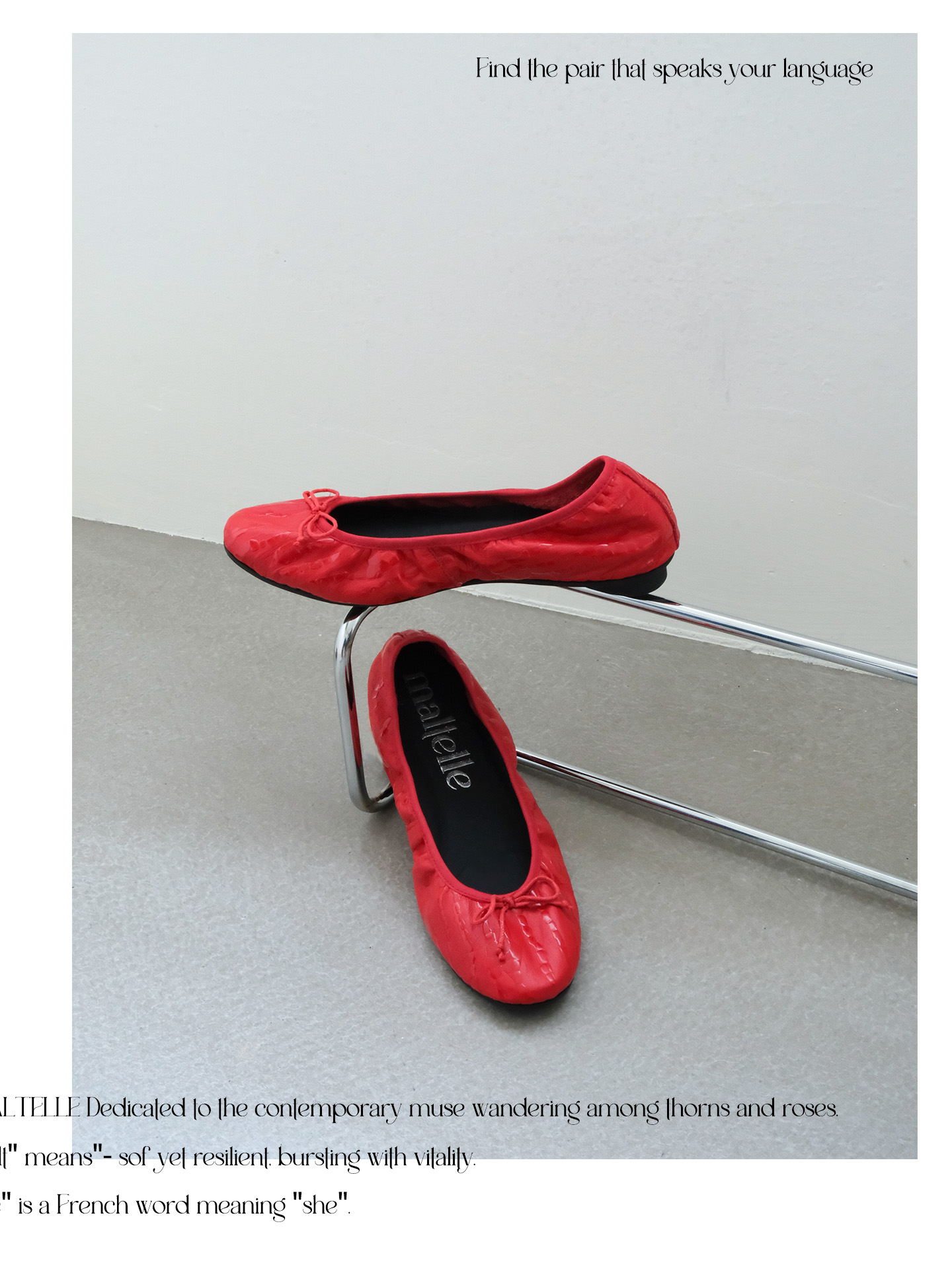 Classic Red Bow Ballet Flats